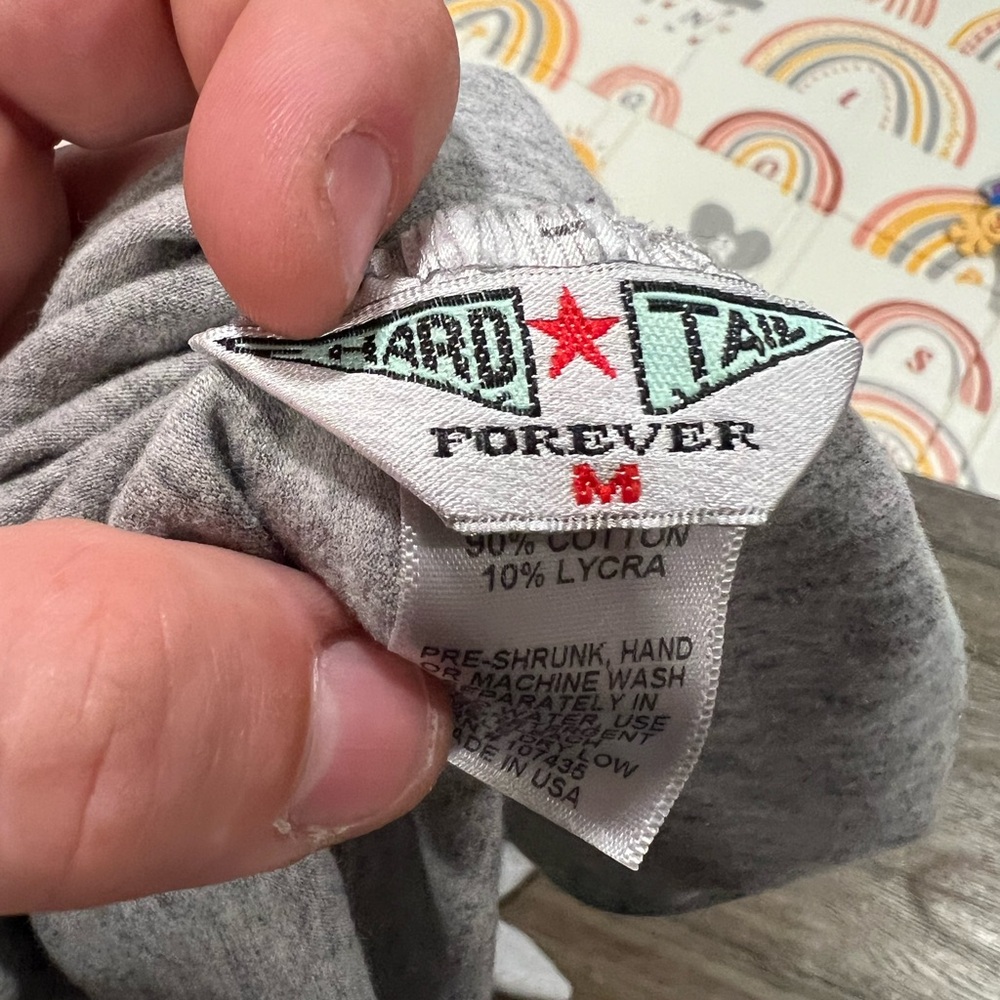 Hard Tail Forever Medium Gray Solid Long Sleeve D… - image 3